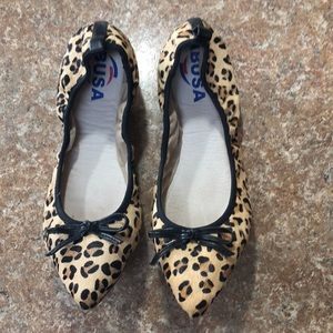 Abusa leopard flat